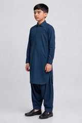 Boys R-Blue Shalwar Kameez B-673