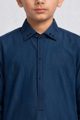 Boys R-Blue Shalwar Kameez B-673