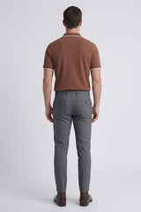 JACQUARD COLLAR WITH DOUBLE TIPPING GPT-009