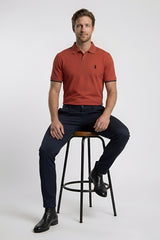 Johnny collar with signature logo GPT-006