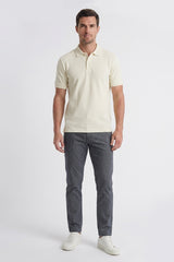 Jacquard polo with jacquard self lining collar GPT-008