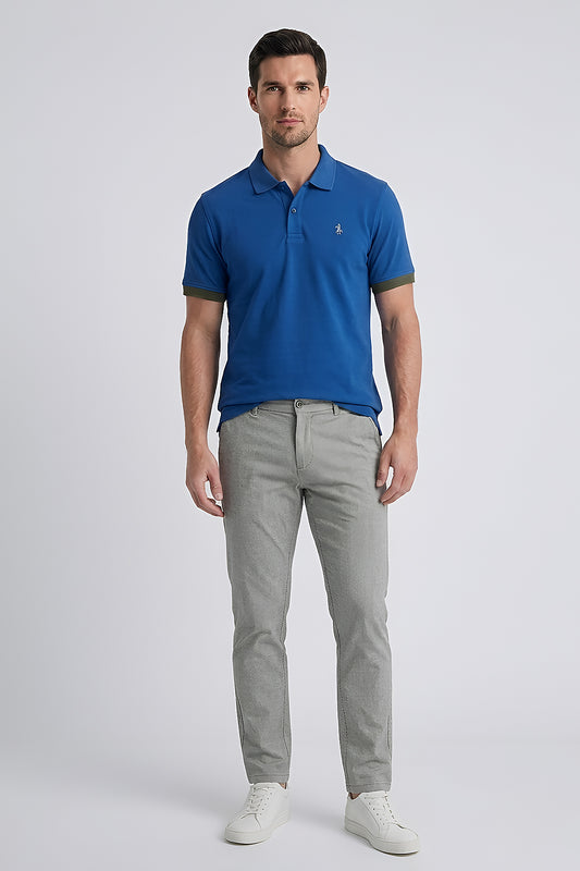 Johnny collar with signature logo GPT-006