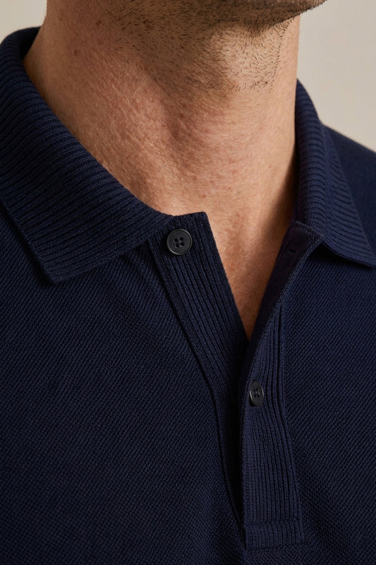 Jacquard polo with jacquard self lining collar GPT-008