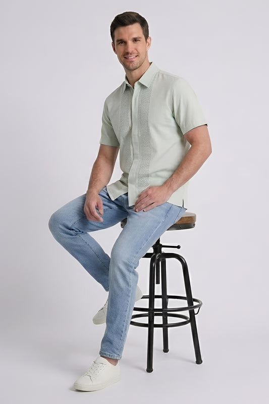 FRONT OPEN JERCEY TEE WITH PRINT GFOT-004