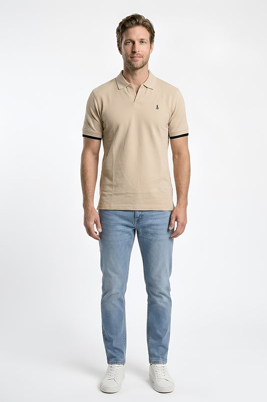 Johnny collar with signature logo GPT-006
