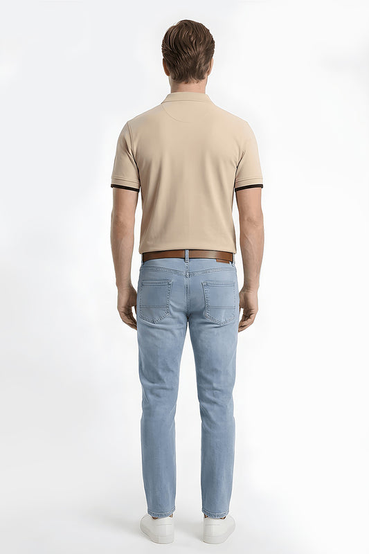 Johnny collar with signature logo GPT-006