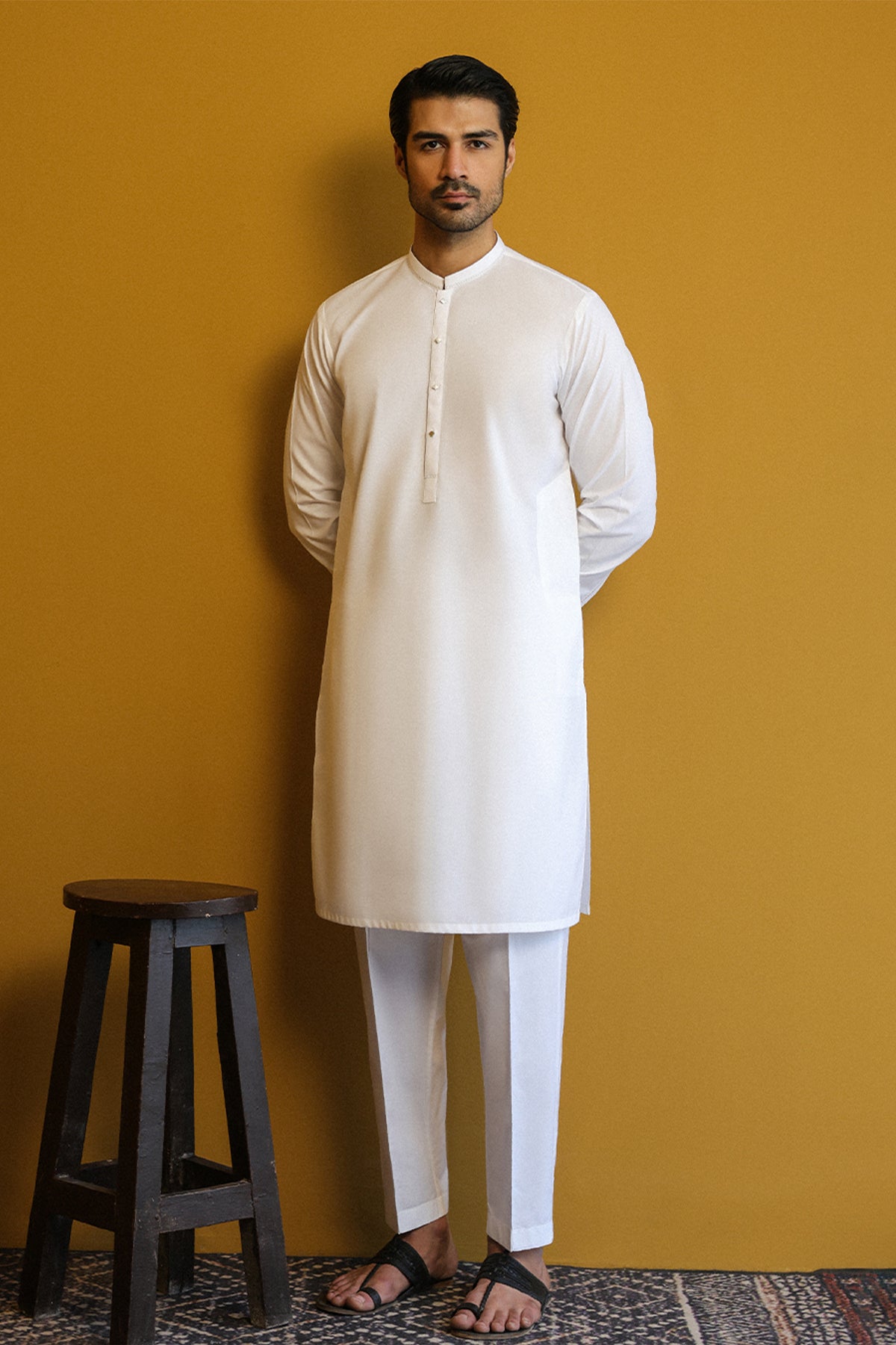 Men's Kurta With Pants - 1909