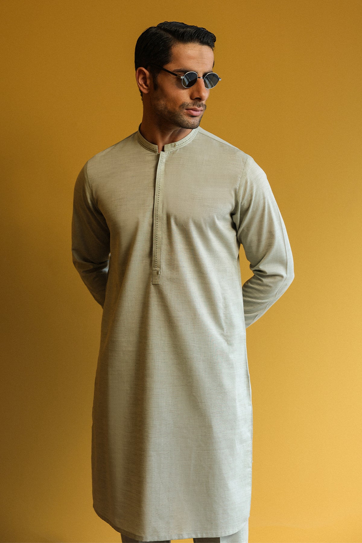 Men's Kurta With Pants - 1861