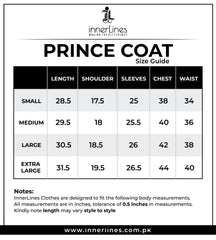 Mens Teal with Blue Embroidered Prince Coat