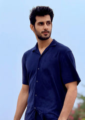 Mens Popcorn Front-Open Tee Online Pakistan