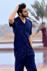 Mens Popcorn Front-Open Tee Online Pakistan